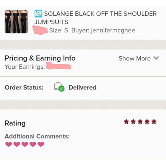 🆕 SOLANGE BLACK OFF THE SHOULDER JUMPSUITS - Picture 8 of 8